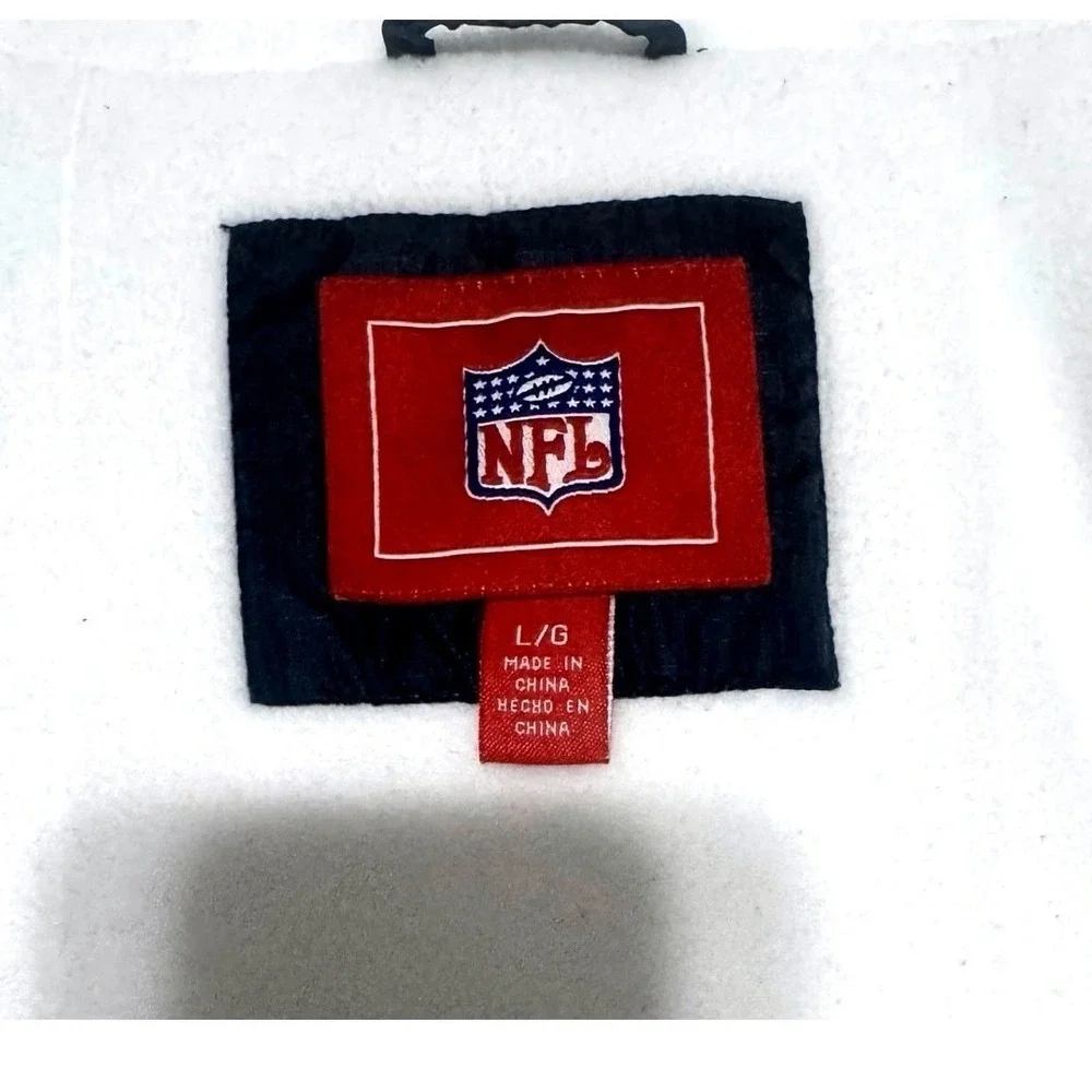Dallas Cowboys NFL Vintage Puffer Coat Men's Large Hooded Logo Texas Football‎